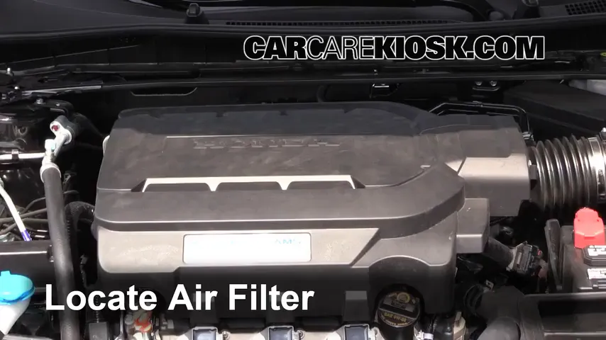 2014 Honda Accord EX-L 3.5L V6 Sedan Air Filter (Engine) Replace